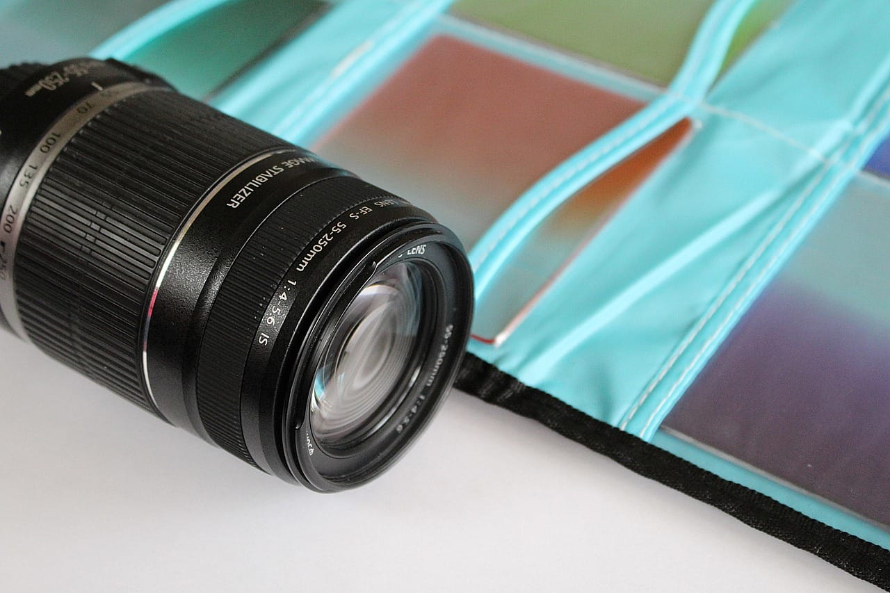 Neutral density filters: the only way to keep a slow shutter in daylight. We carry three strengths.