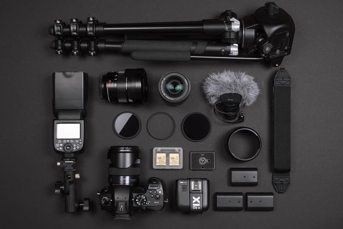 Everything in our bag for one-minute films