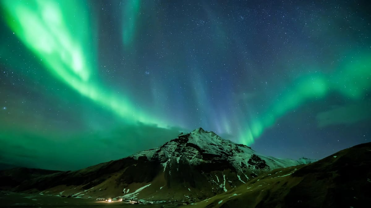 Northern lights, if you wait long enough