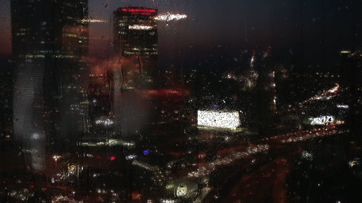 The city from the twenty-third floor